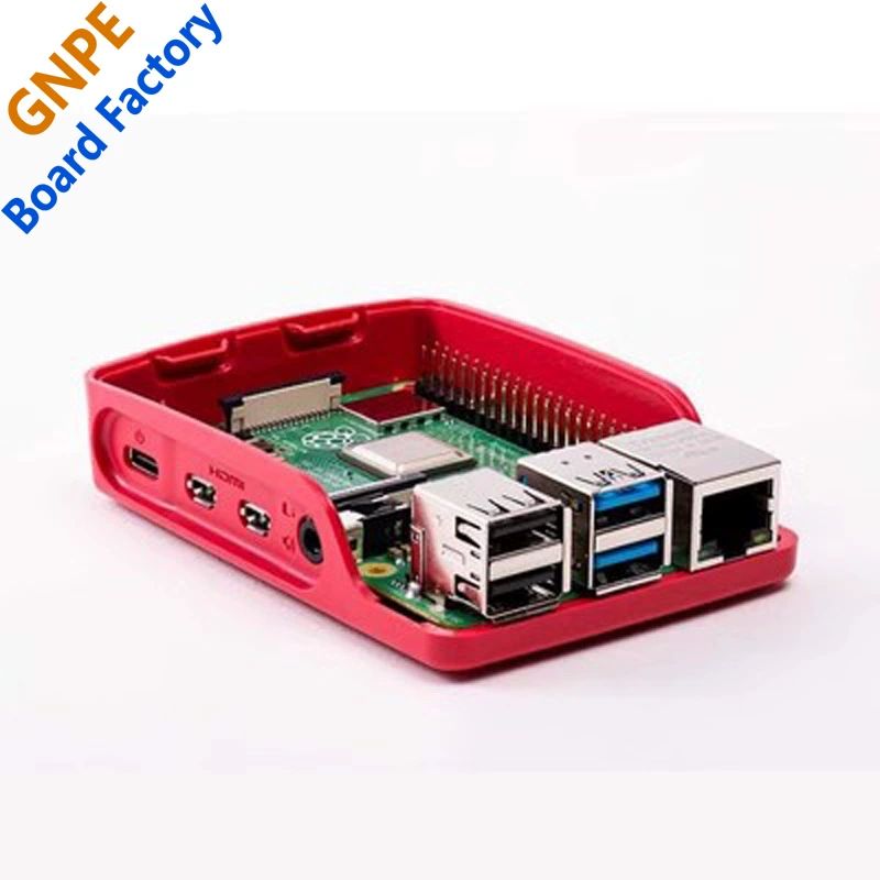 Корпус Raspberry Pi 4B красно-белый совместим с Raspberry Pi 4B подходит для 4B