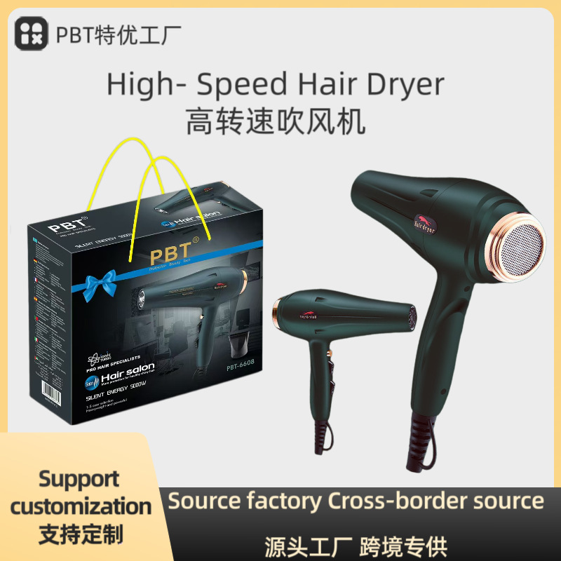 Transchegaraviy eksport soch quritgich zavodi yuqori quvvatli sochni shikastlamaydigan kuchli shamolli elektr soch quritgich sovg'a Air blower tashqi savdo