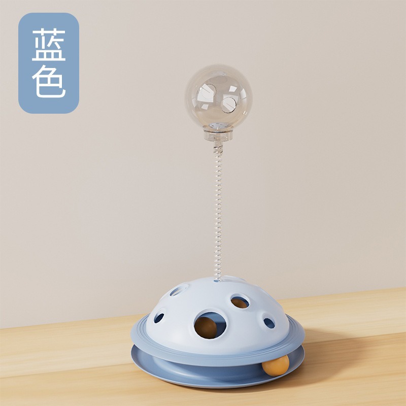 Juguete dispensador de comida para gatos, con ventosa, interactivo – Producto transfronterizo