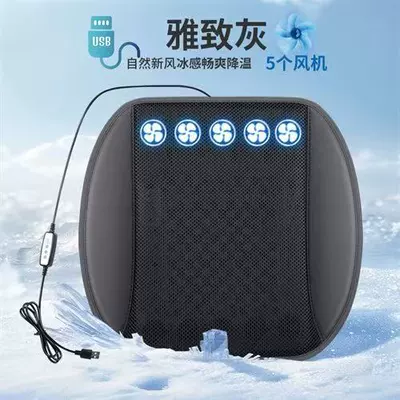 Multi-function pad Ventilated Seat Cushion, Car - elegant-gray-5-fan
