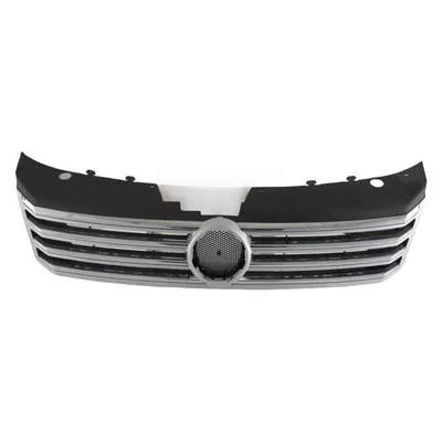 Compatible with 2013-2017 Volkswagen CC front grille, air intake grille, front face grille replacement part (Zhongwang) - compatible-with-magotan-models-12-15