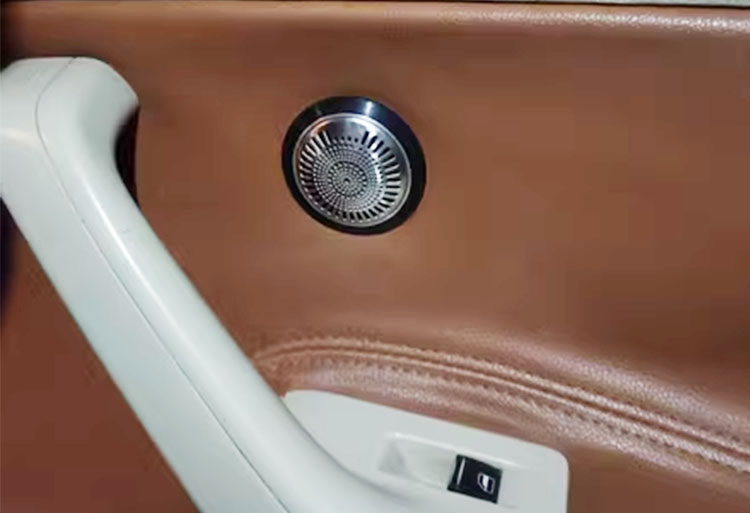 Car Audio Upgrade and Modification A-Pillar Door Panel 1.5inch Tweeter Speaker with Additional Decorative Protective Grille Cover