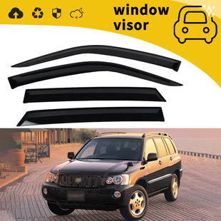Suitable for 01-05 Toyota Highlander Kluger Rain Shield Window Rain Eyebrow Rain Shield Decorative Supplies