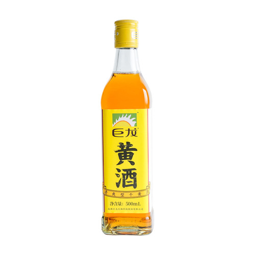 Chengdu Julong full box 10% yellow rice wine 500ml, flavoring, seasoning, cooking, removing fishy smell and boiling donkey hide gelatin wholesale one piece drop shipping