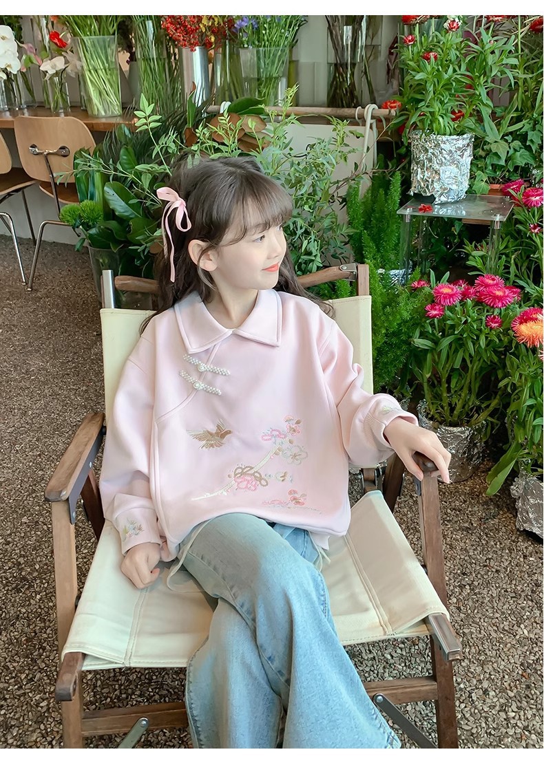 Kinder Hoodie Set Für Mädchen Herbst Im Modischen Chinesischen Stil_voghion.com