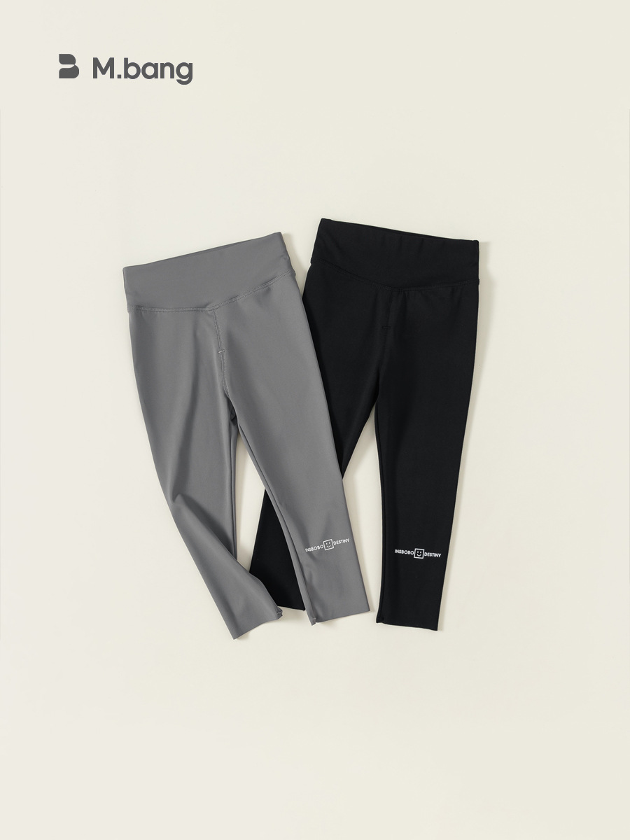 Youbao ropa para niños primavera y otoño leggings para niñas nuevos pantalones de yoga de cintura alta pantalones deportivos con letras de tiburón QK23035