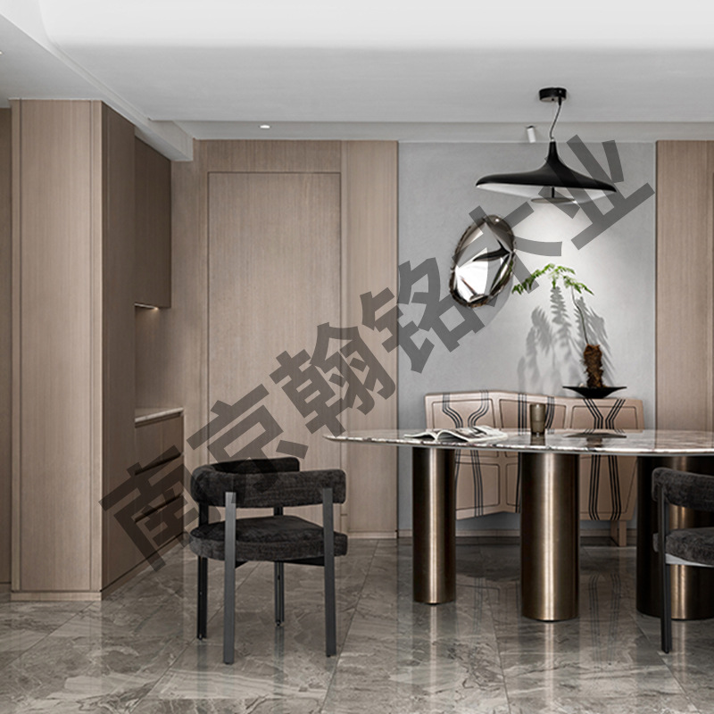 Hanming solid wood grille great wall board hotel school wall integrated wall panel manufacturers directly supply waterproof wear-resistant wood veneer