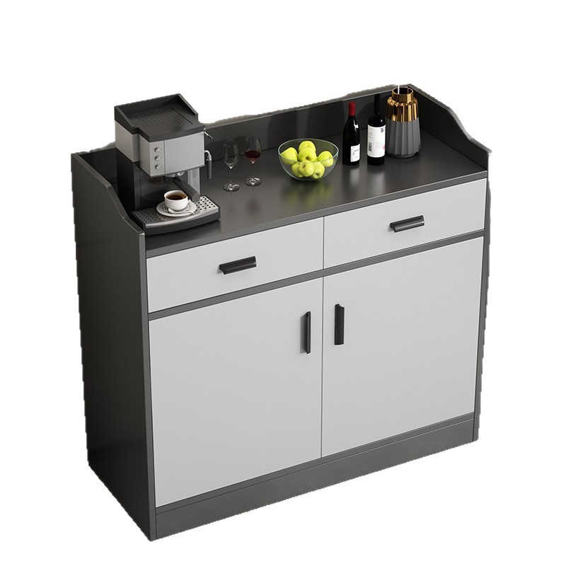 Gabinete de té, armario de almacenamiento, armario de comedor moderno y simple, sala de estar contra la pared, armario de almacenamiento, armario de comedor