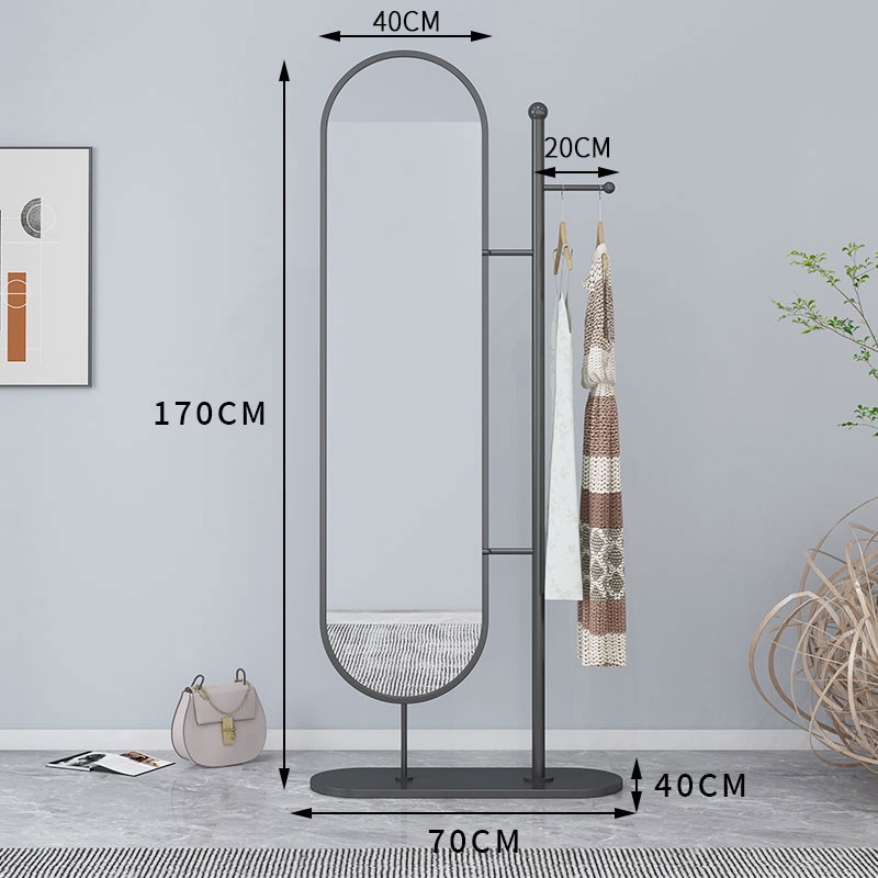블랙 드레싱 미러 B 롱 70_wide 40_high 170