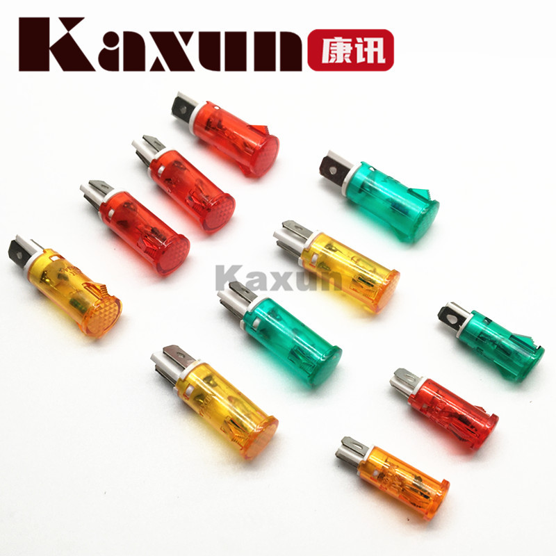 信号灯指示灯MDX-14A卡式 24v220v 开孔12.7mm 红绿黄色