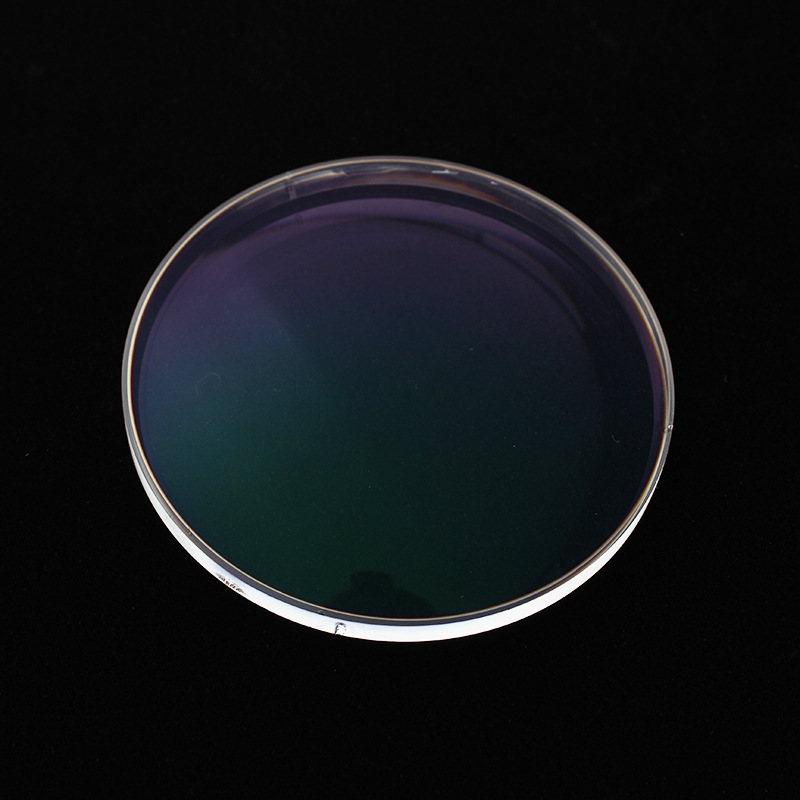 1.61 Aspheric Anti-blue light Resin Lenses with Hard Coating and Membrane, Myopia Green Film Lenses for Wholesale