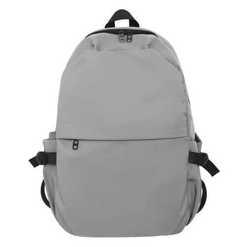 Fashionable Double Shoulder Bag for Men, Workwear Functional Travel Laptop Backpack, Solid Color Streetwear Trendy Brand, Simple University Student School Bag