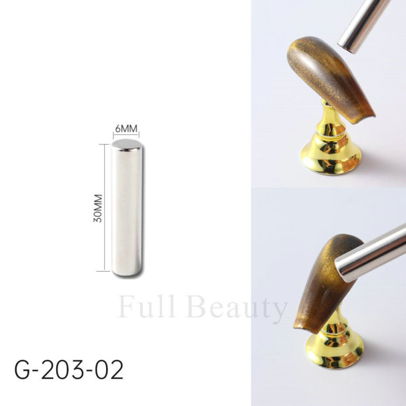 FULL BEAUTYクロスボーダーネイルツール金フープ磁石多機能DIY猫眼磁気条結晶石磁気棒|undefined