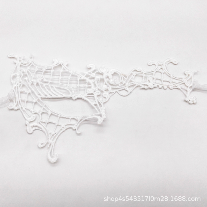 Ventas transfronterizas de encaje sexy de un solo ojo máscara de media cara fiesta máscara de ojos sexy espectáculo de cine y televisión accesorios de vestuario