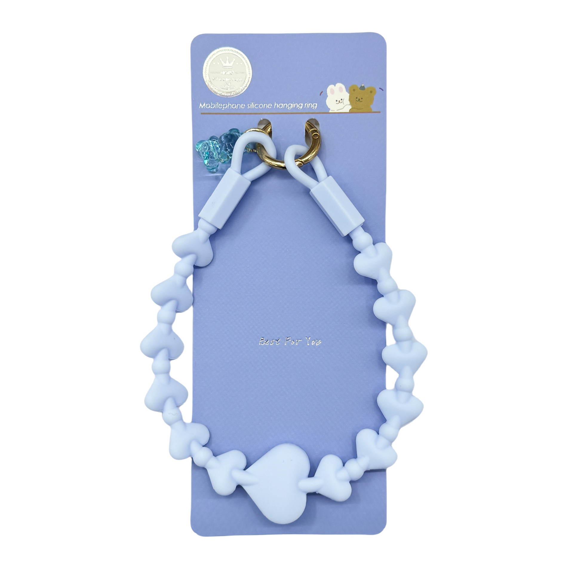 Buca hecha a mano ins viento de alta calidad cuerdas de teléfonos móviles amor pulsera de silicona cuerdas de moda de teléfonos móviles corto / adornos