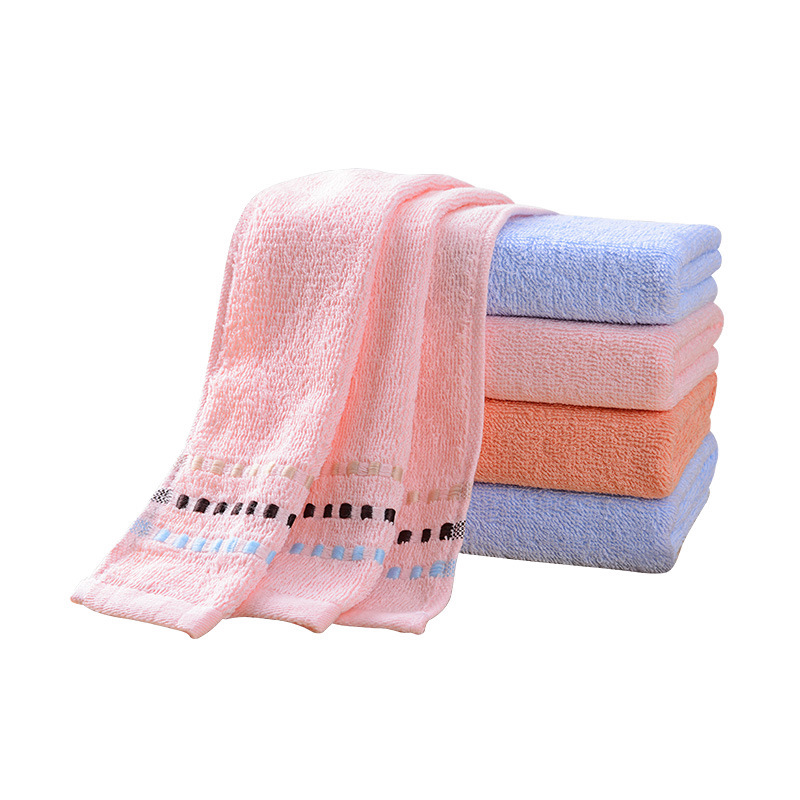 Serviette de visage en coton pur douce et absorbante satin_voghion.com