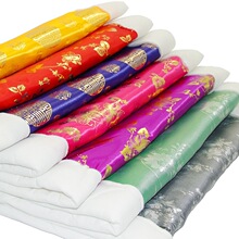 上坟精品高档绸缎被褥三件套祭祀用品祭祖烧纸火纸寒衣节忌日冥币