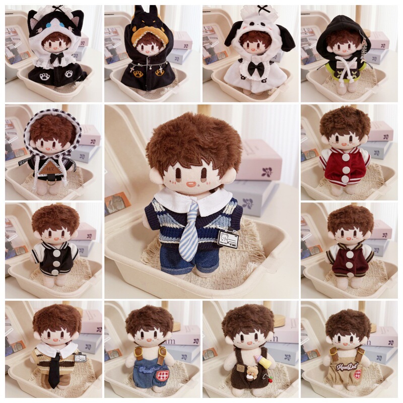 Only the Clothes] Zhou Keke Doll Clothes, Zhou Shen Cotton Doll Clothes, 10cm Replacement Clothes, 16cm Doll Academy Uniform