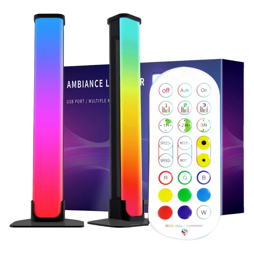 El fabricante de origen, la aplicación de la lámpara de recolección de escritorio, la lámpara de ambiente de color mágico Bluetooth, la certificación de la lámpara de ambiente de escritorio de 5V está completa