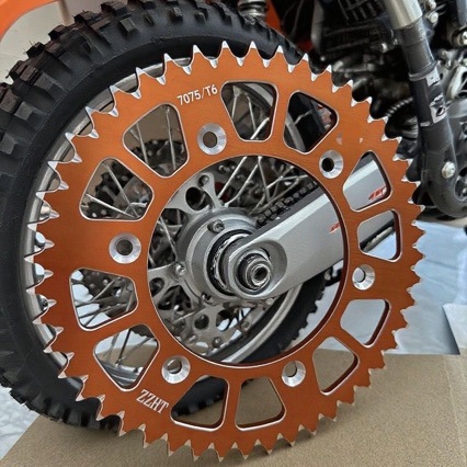 Zzht Off-Road Motorcycle Chainring Gear 7075-t6 Aluminum Alloy Chainring 50t Cnc50 Mesh-Shaped Chainring