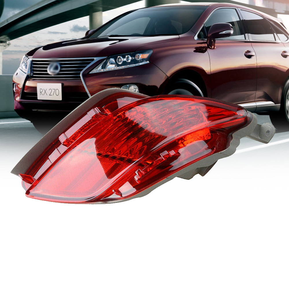 Aplicable a Lexus 09 - 15 RX270 RX350RX450H Luz de parachoques trasero Decoración reflectante Luz de niebla trasera