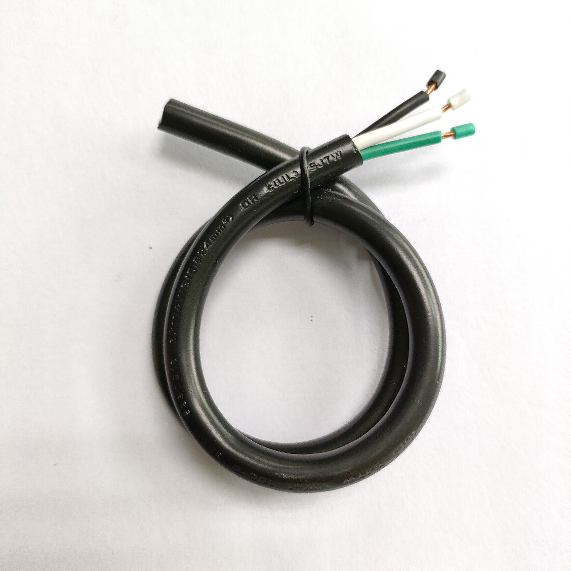 户外泛光灯电源线耐温105°连接线SJTW 3*18awgPVC护套线