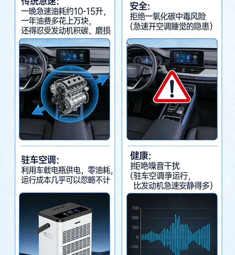 12V/24V Electric Rooftop Integrated Parking Air Conditioner for Trucks, Window-Mounted Refrigeration Inverter Air Conditioner for Heavy-Duty Trucks