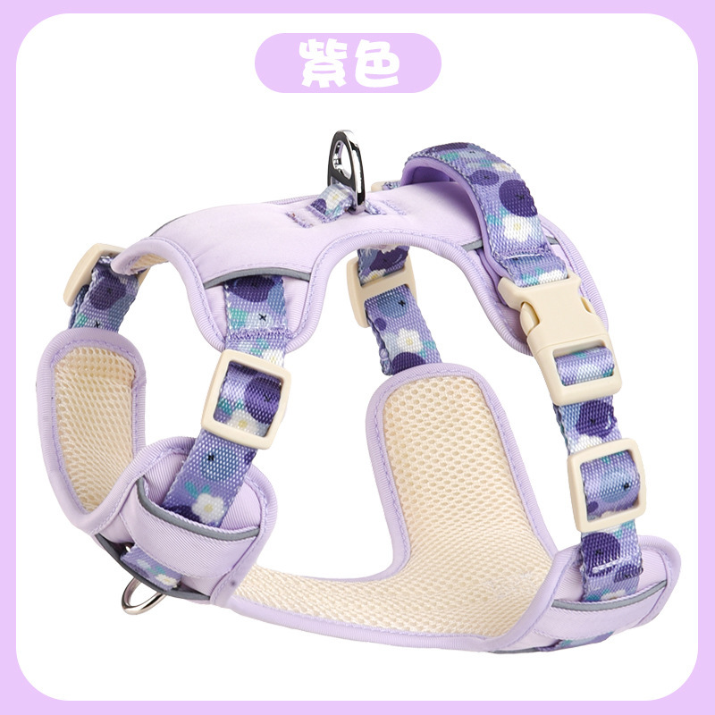 ✅ 犬用リード、調節可能なペットベスト型ハーネス、大型犬、中型犬、小型犬用、防爆、脱走防止、犬の散歩用|undefined