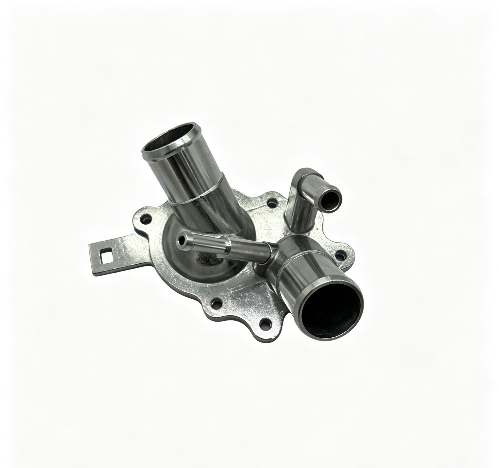 11060-1La0A Thermostat Assembly Water Outlet Water Tank Pipe Aluminum Suitable for Nissan Patrol Y62