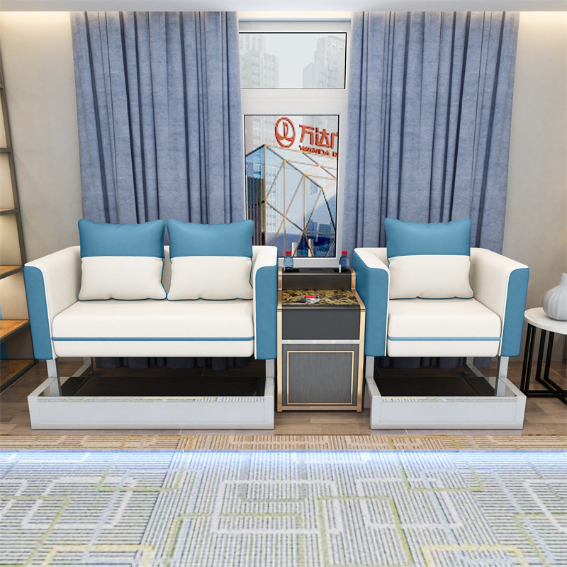 옐로우 H-3인승-베이지/레이크블루