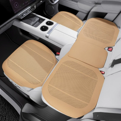 universal car seat covers and cushions, Seat cushion, seat cover - autumn-mountain-chestnutthree-piece-set