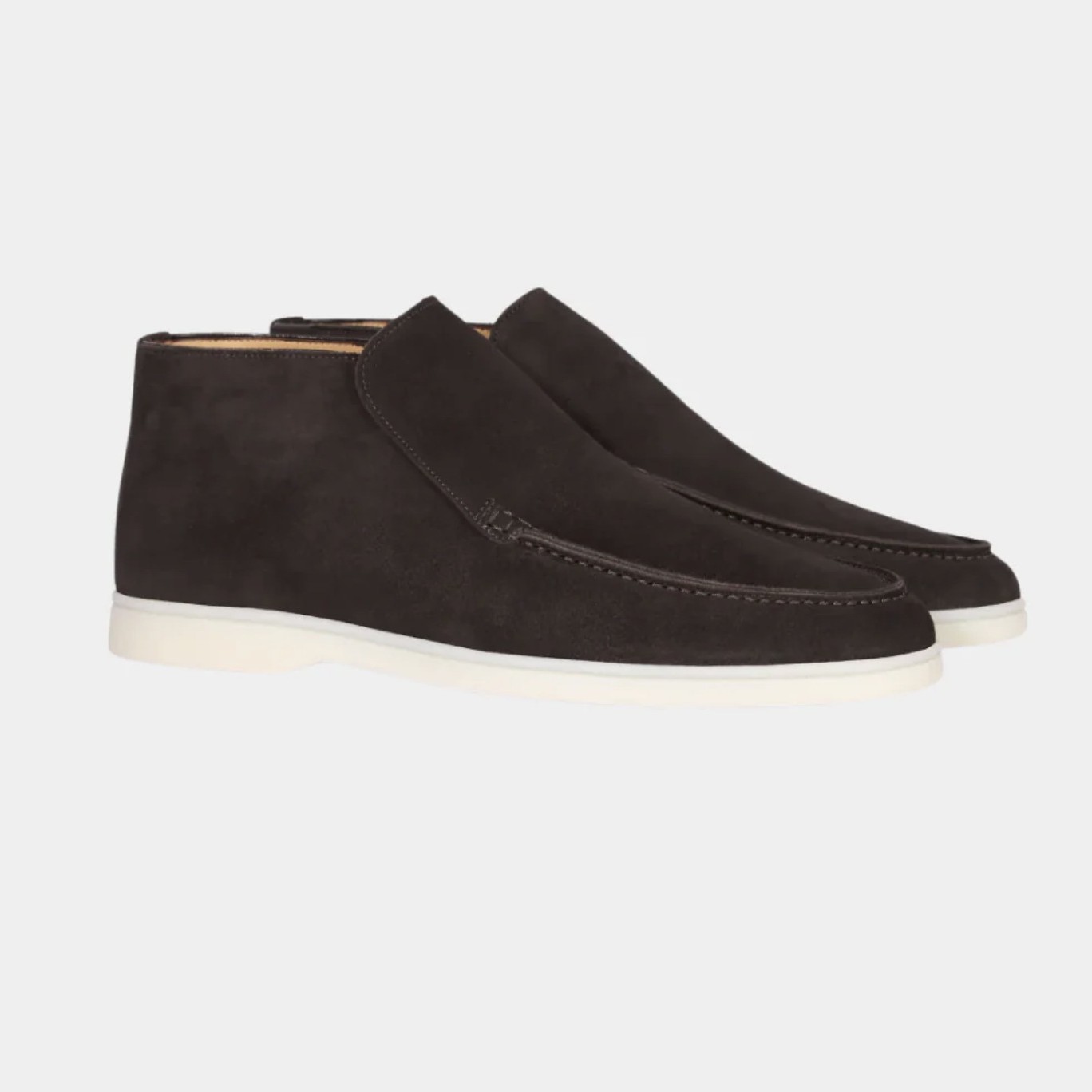 Loafers hauts en daim pour homme chaussures décontractées_voghion.com