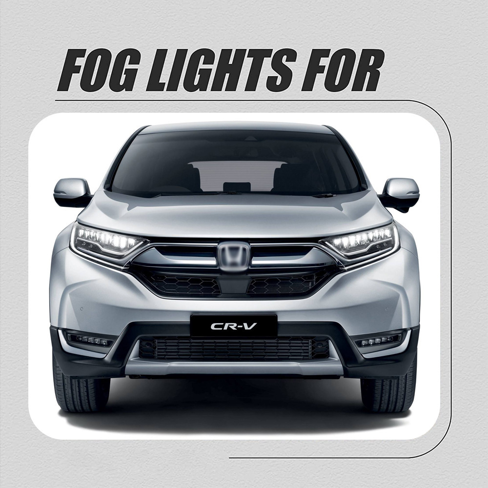 Aplicable a Honda 17 / 18 / 19 nuevo CRV Siwei conjunto de lámpara de niebla frontal LED luz diurna luz de barra frontal