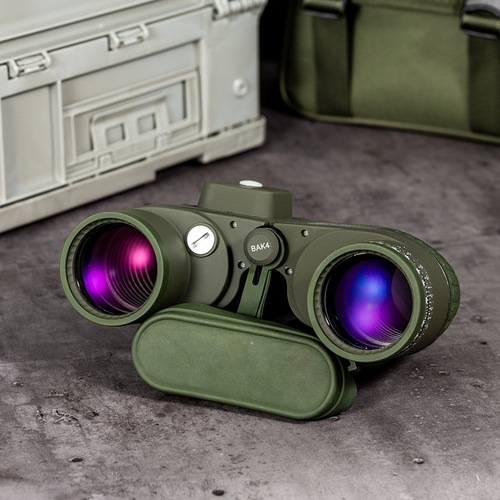 10x50 Nautical Compass Telescope Waterproof Fog-Proof ED Telescope High Definition High Magnification Infrared Lamp Distance Measuring Binoculars