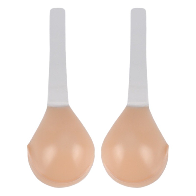 Europa y América más tamaño de elevación del pecho pegatinas anti-flacidez de la belleza espalda de silicona sujetador de las mujeres se reunieron la ropa interior sin costuras invisible cuchara de mama pegatinas