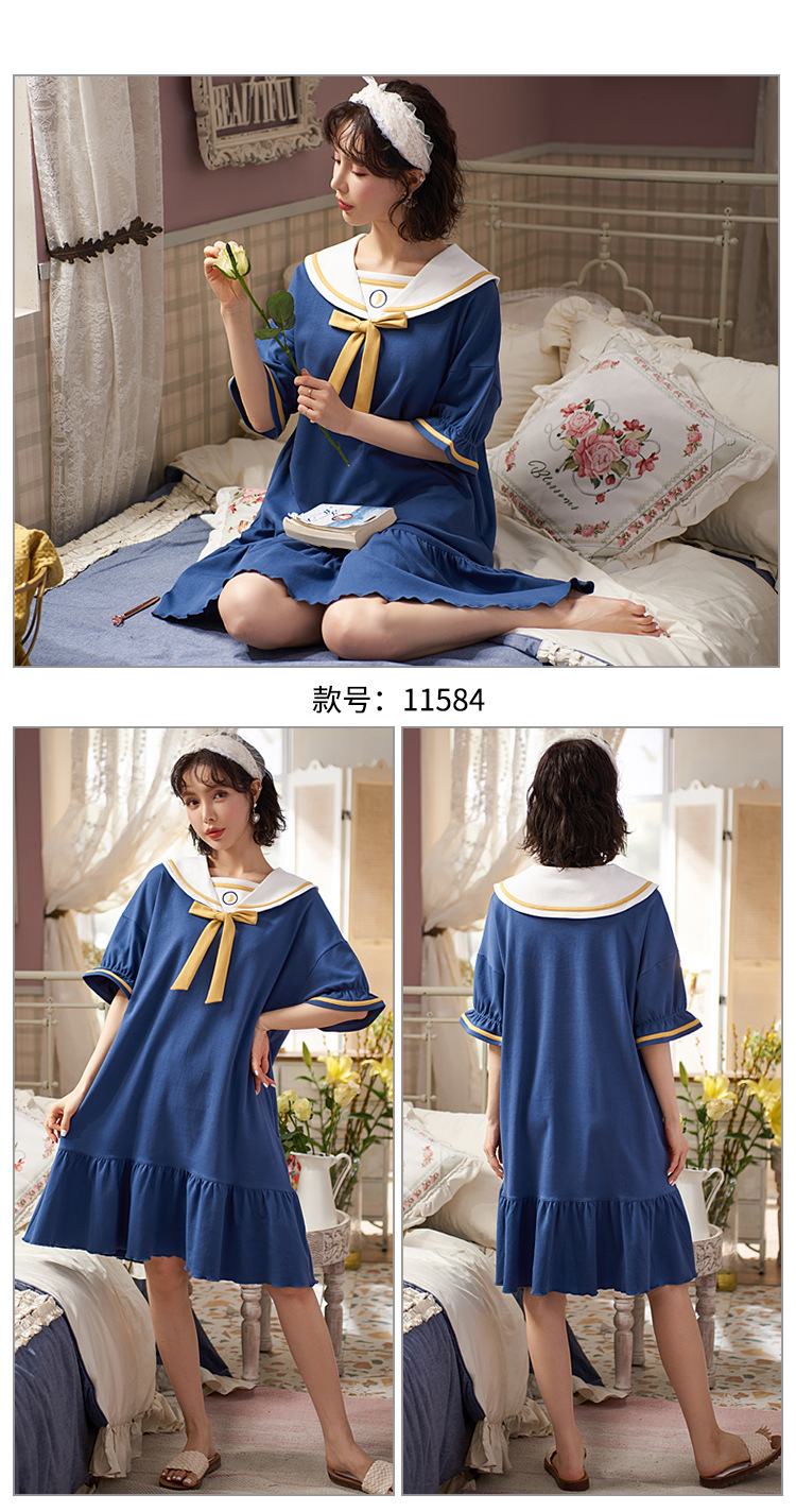 Chemise de nuit en coton - Ref 3446208 Image 96