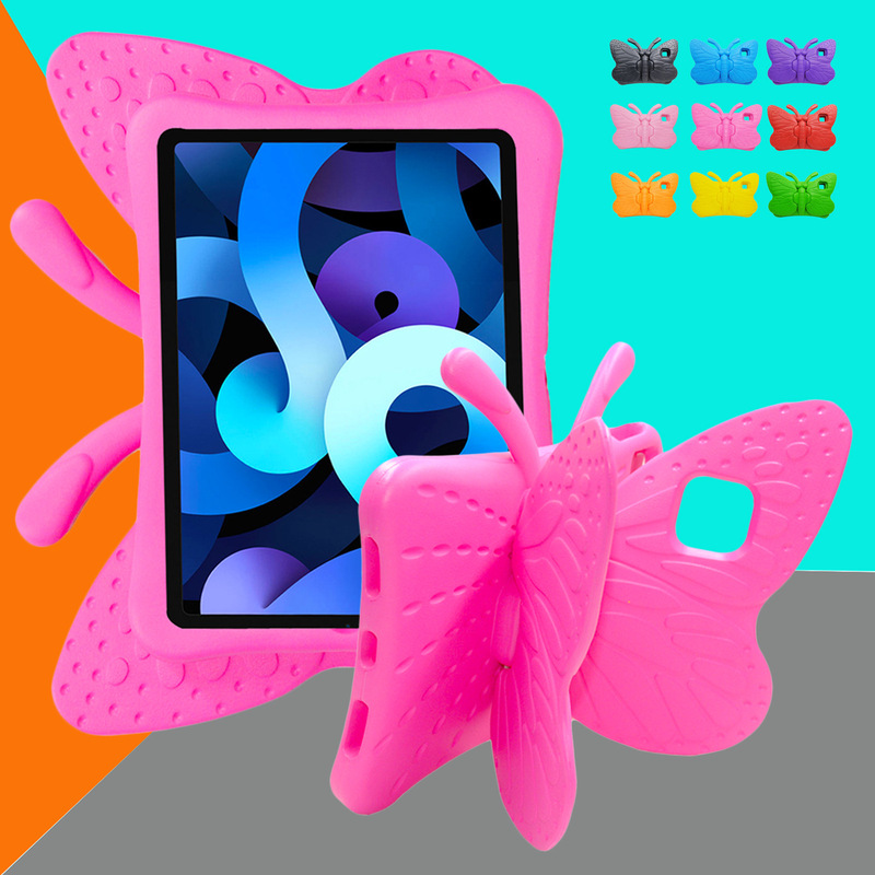 Big Butterfly Is Suitable for iPad Pro 11 2025/Air4 10.9Air11 Kidsren's Anti-Fall Cover Protective Case