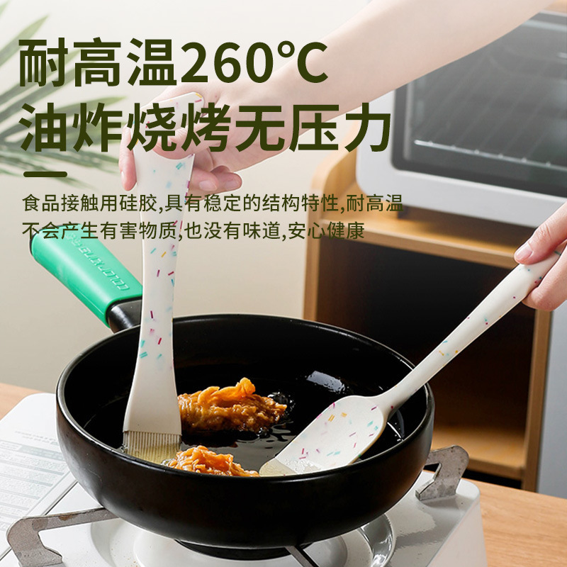 油ブラシキッチン烙餅パンケーキ食品級シリカゲルオイルブラシ家庭用耐高温焙煎シリカゲルブラシ焼きしゃぶしゃぶ|undefined