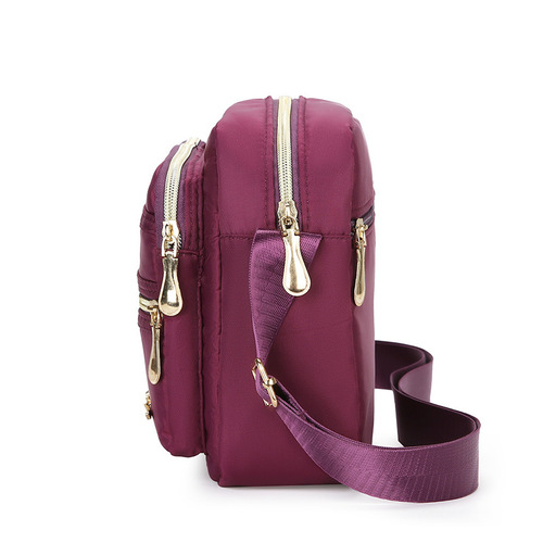 Women's bag wholesale cross-border multi-compartment shoulder bag for shopping and going out large-capacity crossbody bag for business collecting money mom bag