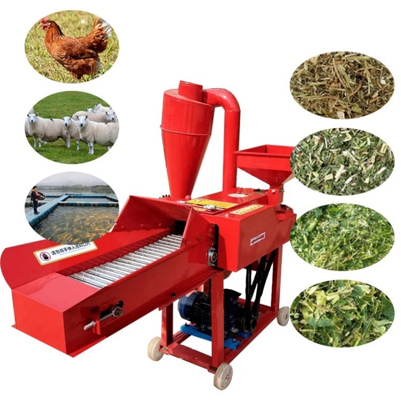 Exportación de estilo de alimentación de ganado y ovejas más vendidas en África Máquina de molienda de hierba Máquina de molienda