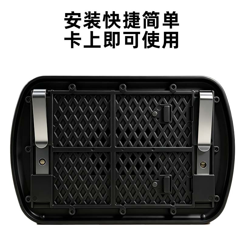 Car sun visor makeup mirror, high-definition glass clip-on car vanity mirror, in-car beauty touch-up interior modification mirror