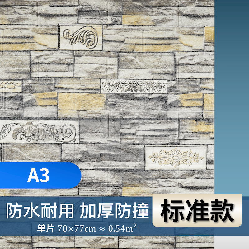 Retro brick grain A3