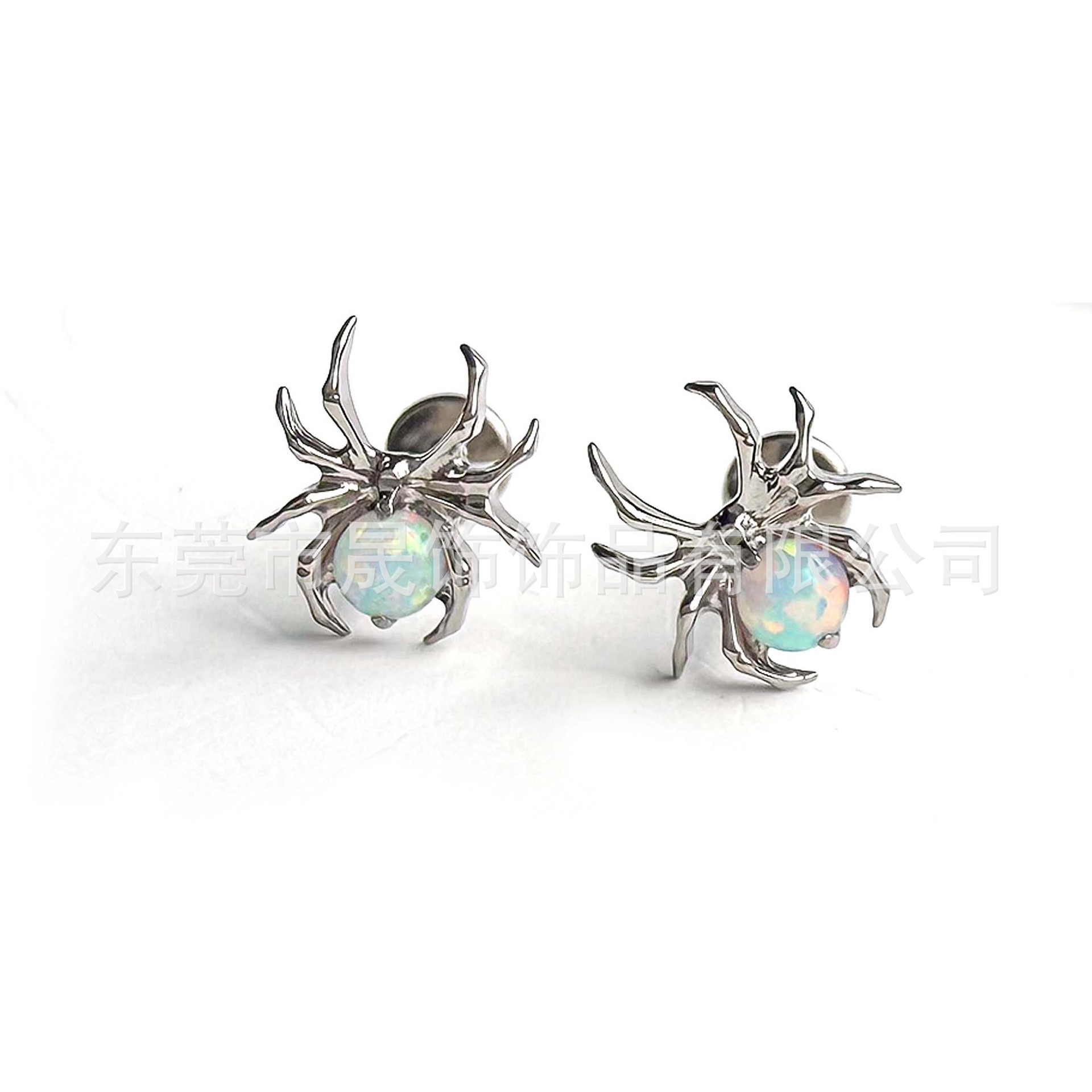 F136 Titanium 蜘蛛包 Studded 澳宝 Ear Stud Labret Stud G23 Implant Grade Titanium Helix Cartilage Stud Geometric 设计