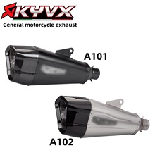 Suitable for Suit Thorm Triumph BOBBER Retro Modified Connection Mid-section Bottom Row 51mm Sound Wave Exhaust Pipe