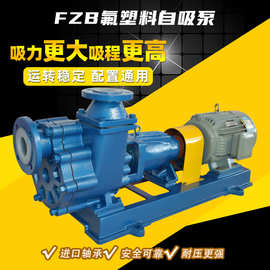50FZB-20D短支架衬氟自吸泵 水井加压抽水泵 耐酸碱化工泵 腾龙