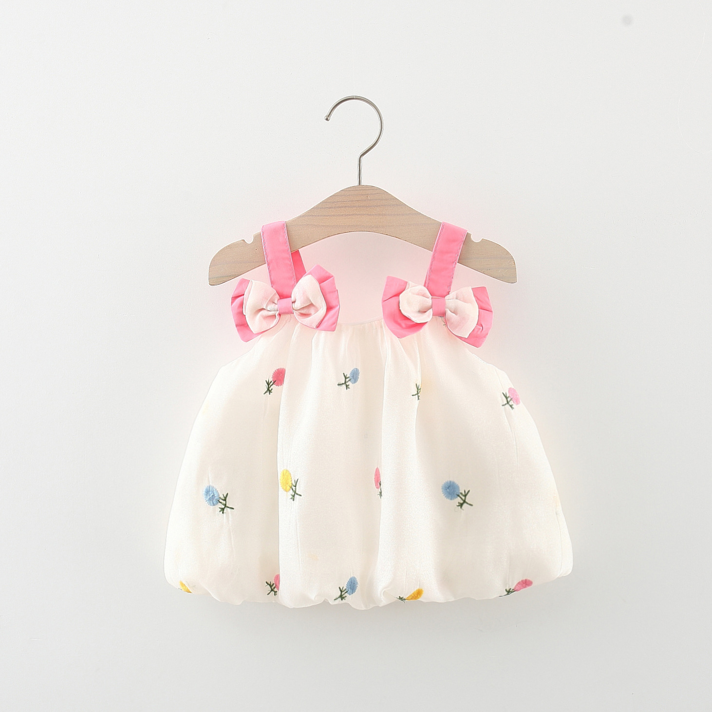 Princess Flower Cotton Girls Dresses display picture 2