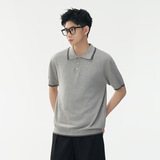 ZF8105-MM韩版翻领针织OLO衫老钱风夏季通勤时尚短袖T恤休闲，男装针织衫/毛衣，星座614