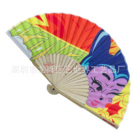 日式扇子古风中国风扇子批发学生汉服古风折扇景区热卖舞蹈竹扇