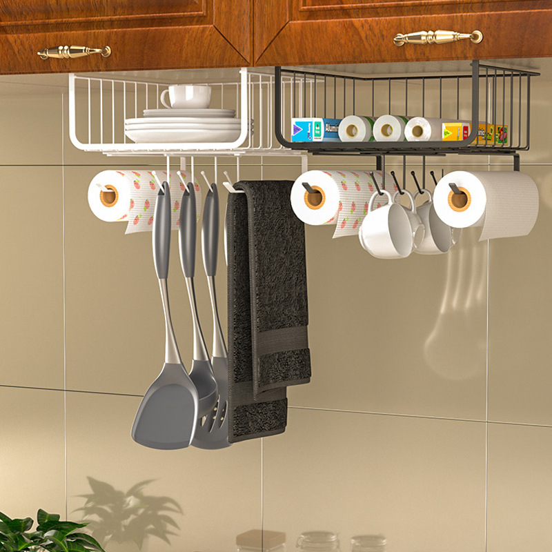 Iron Wardrobe storage rack kitchen cabinet hanging shelf partition…
