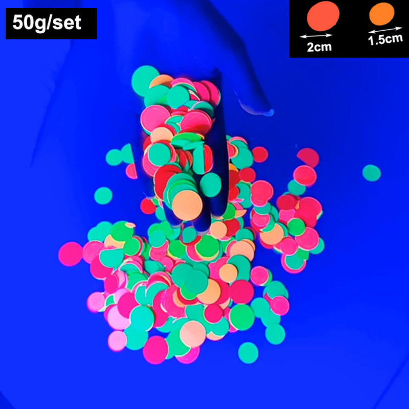 5 Roll UV Blacklight Reactive Tape Fluorescent Cloth Tape